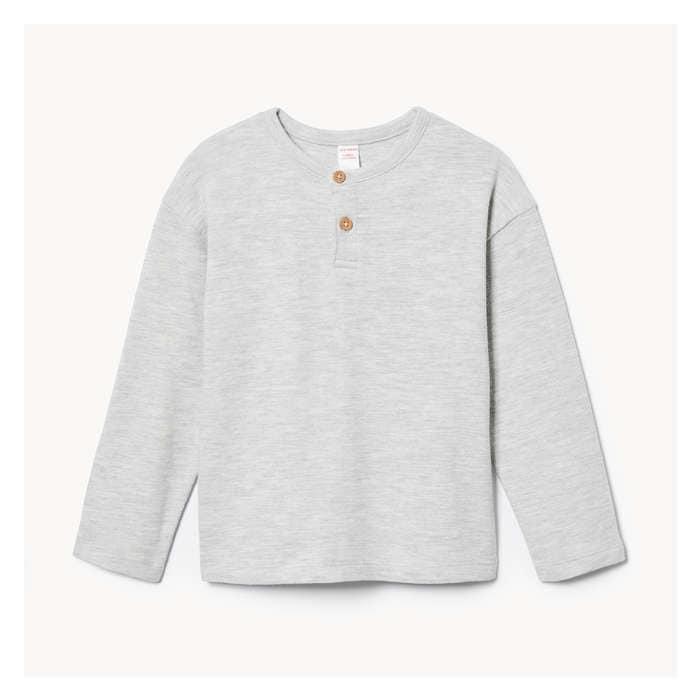 Toddler Boys' Henley Long Sleeve